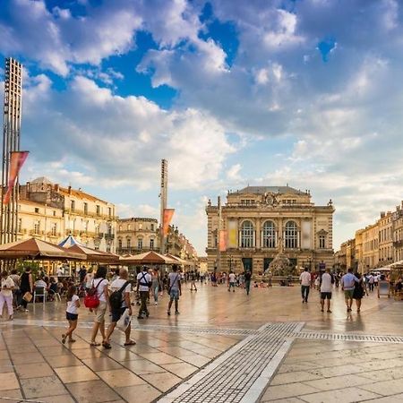 Ferienwohnung Magnifique T3 Quartier Pres D'Arenes Tram Au Pied De L'Immeuble Montpellier Exterior foto